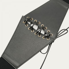 Women Corset Belt Wide Elastic Tie Belt For Dress
