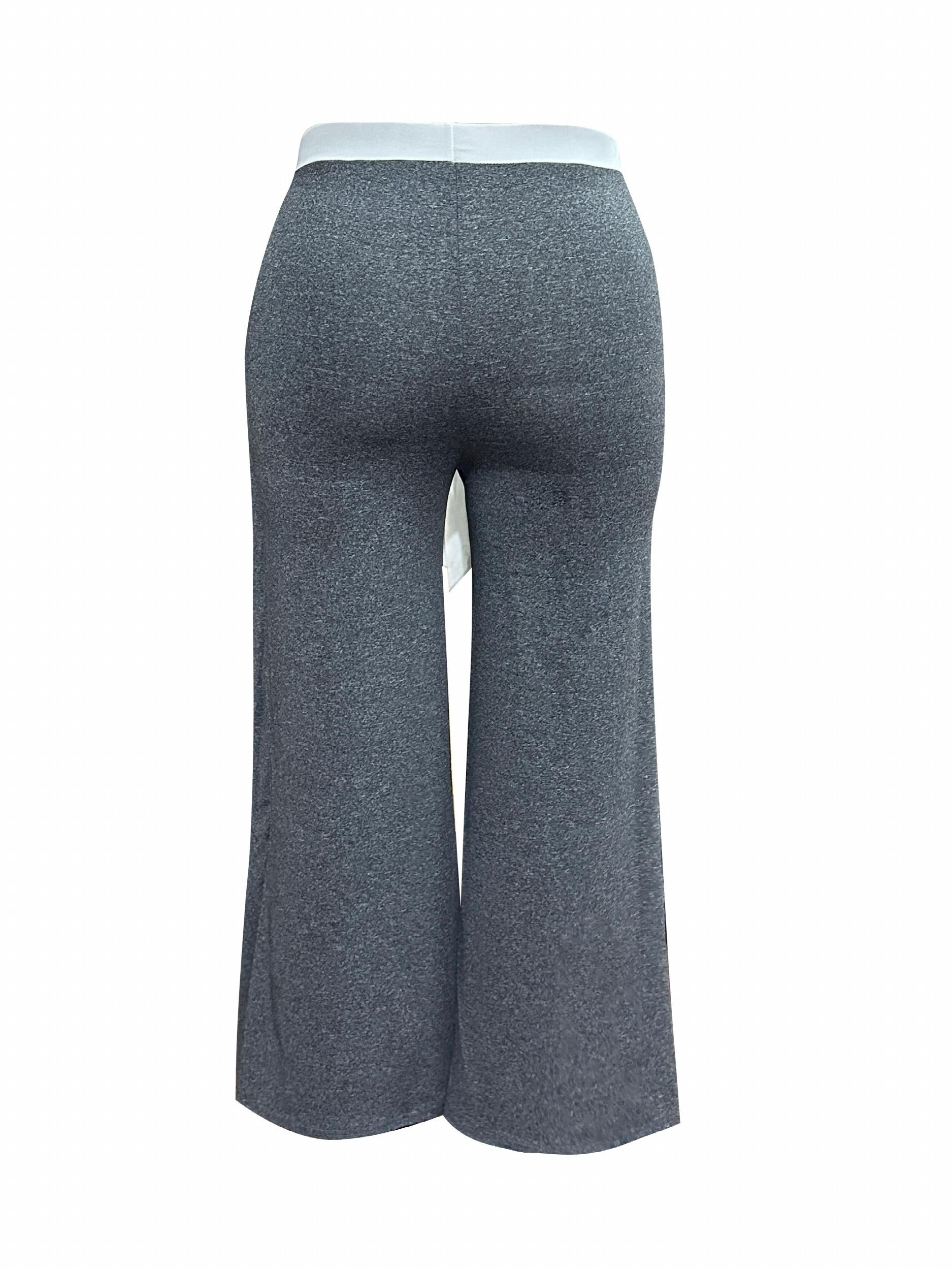  Wide Leg Pants with Layered Bow Knot Detail