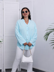  Casual Blouse Women's Plus