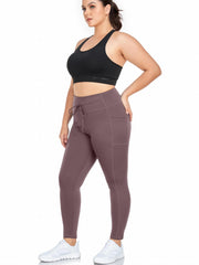  High Rise Yoga Leggings With Pockets