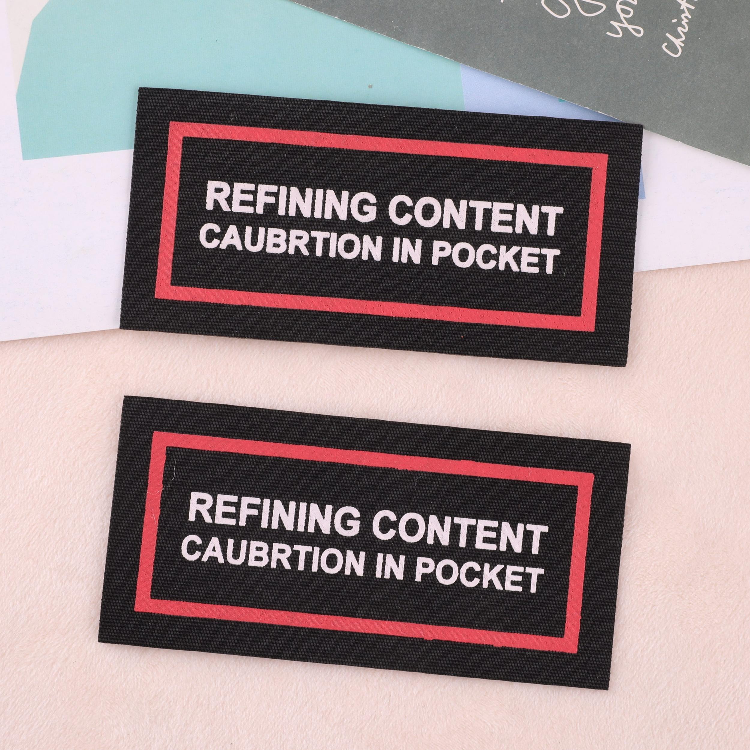 2 Woven Fabric Printing Letter Embroidery Patches For Girls Clothing DIY