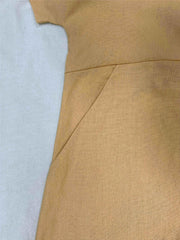  Batwing Sleeve V-Neck Maxi Dress With Pockets