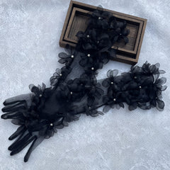 Ivory Lace Bridal Gloves for Weddings and Events