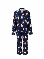 Christmas Lounge Set Long Sleeve Top & Pants Women's Sleepwear