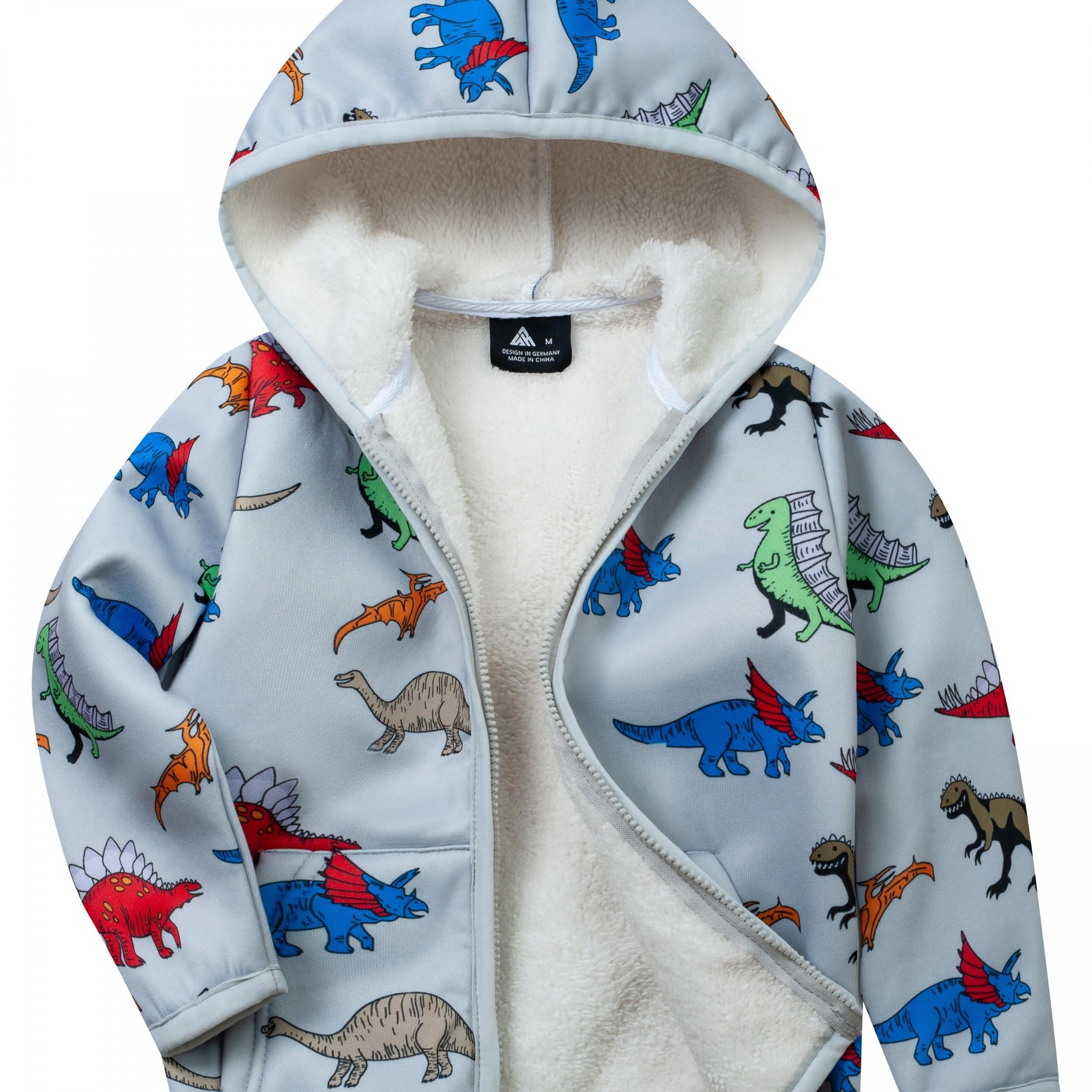 Boys Fleece Hoodie Jacket Baby's Warm Coat