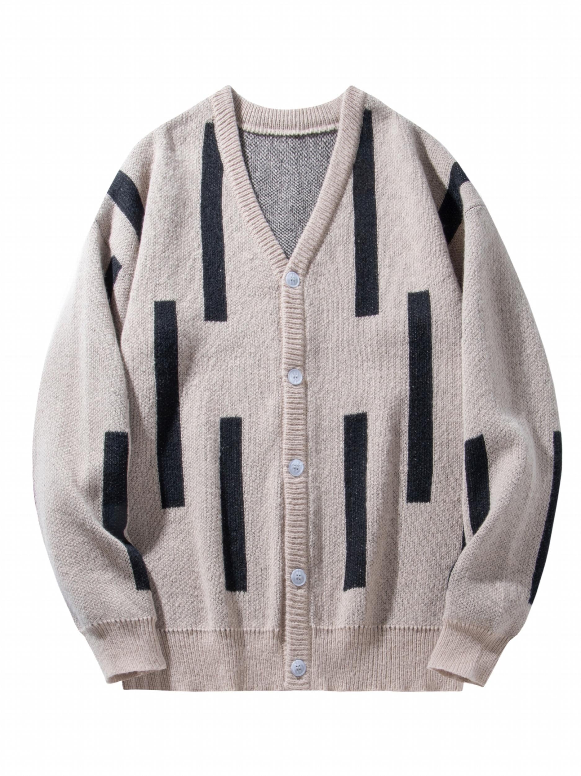 Men's Vintage Style V Neck Button Up Cardigan Vest