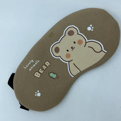 Bear Pattern Eye Cover Sleeping Mask for Travel