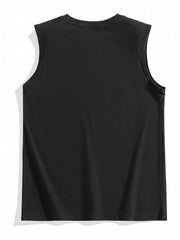 Boys Fire Truck Graphic Sleeveless Tank Top