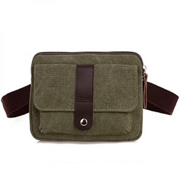 Canvas Waist Bag Funny Pack Chest Pack Belt Pouch Bum Bag