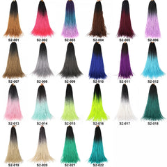 8 Cm Senegalese Twist Hair Crochet Braids Extensions 20 Strands
