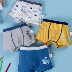 Boys Shark Printed Boxer Briefs