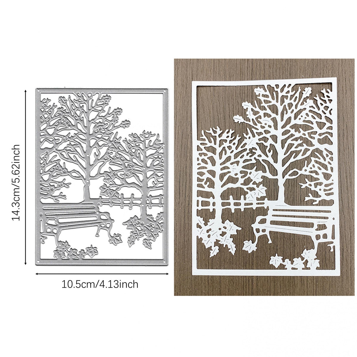 Embossing Folder Metal Cutting Die DIY Scrapbooking Gift Card Flower Butterfly