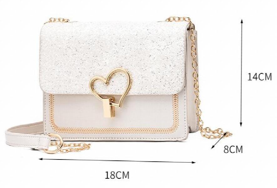 Women's Fresh Crossbody Shoulder Tote Bag 18X8X14cm