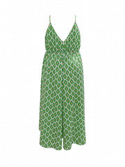  Graphic Print Maxi Cami Dress