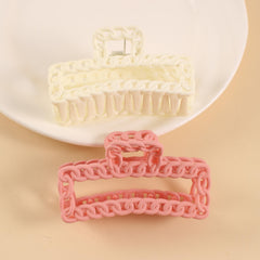 2pcs Matte Banana Clip Hair Claw Styling Accessories