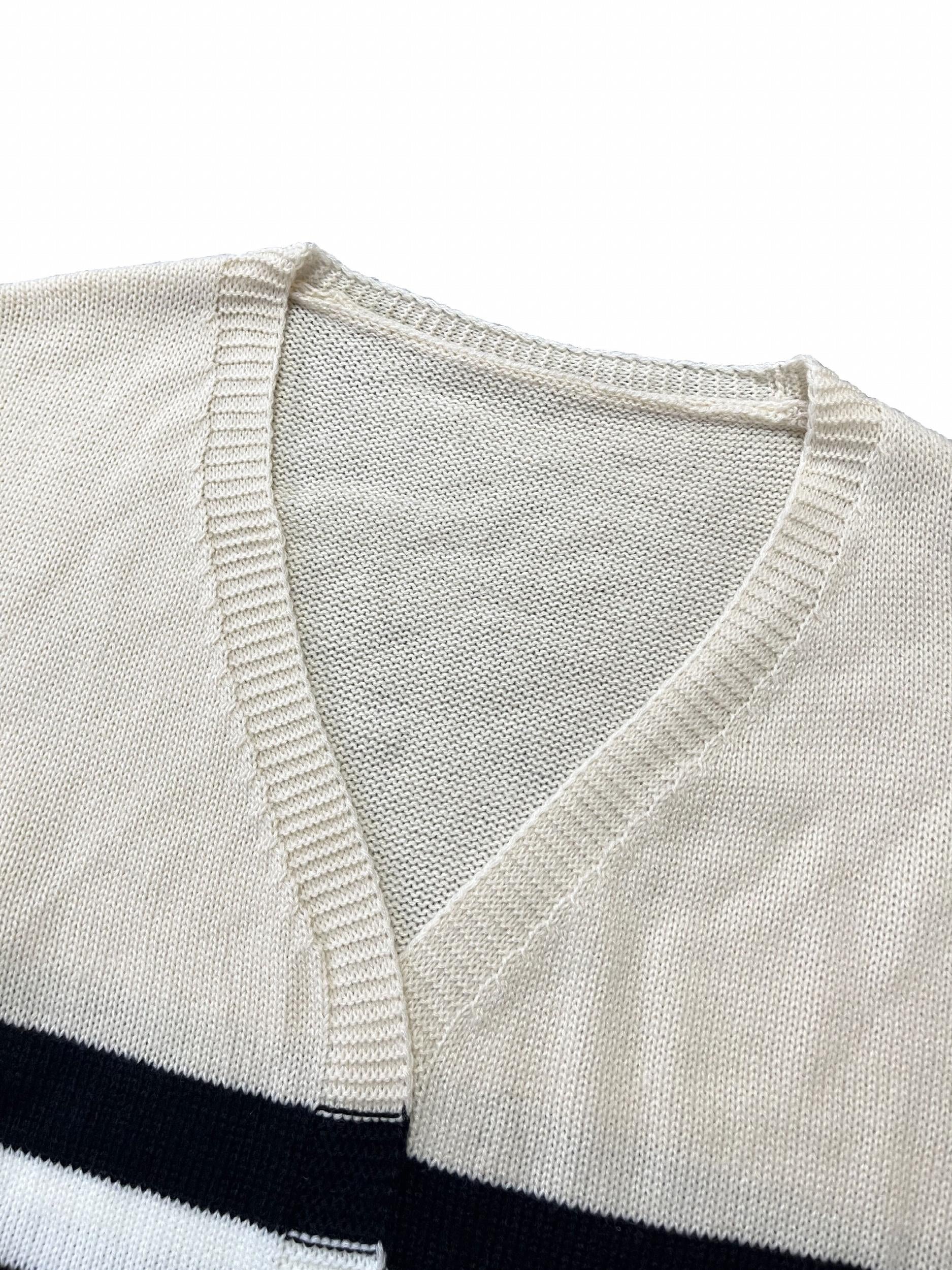  Striped Long Sleeve Open Front Cardigan With Pockets