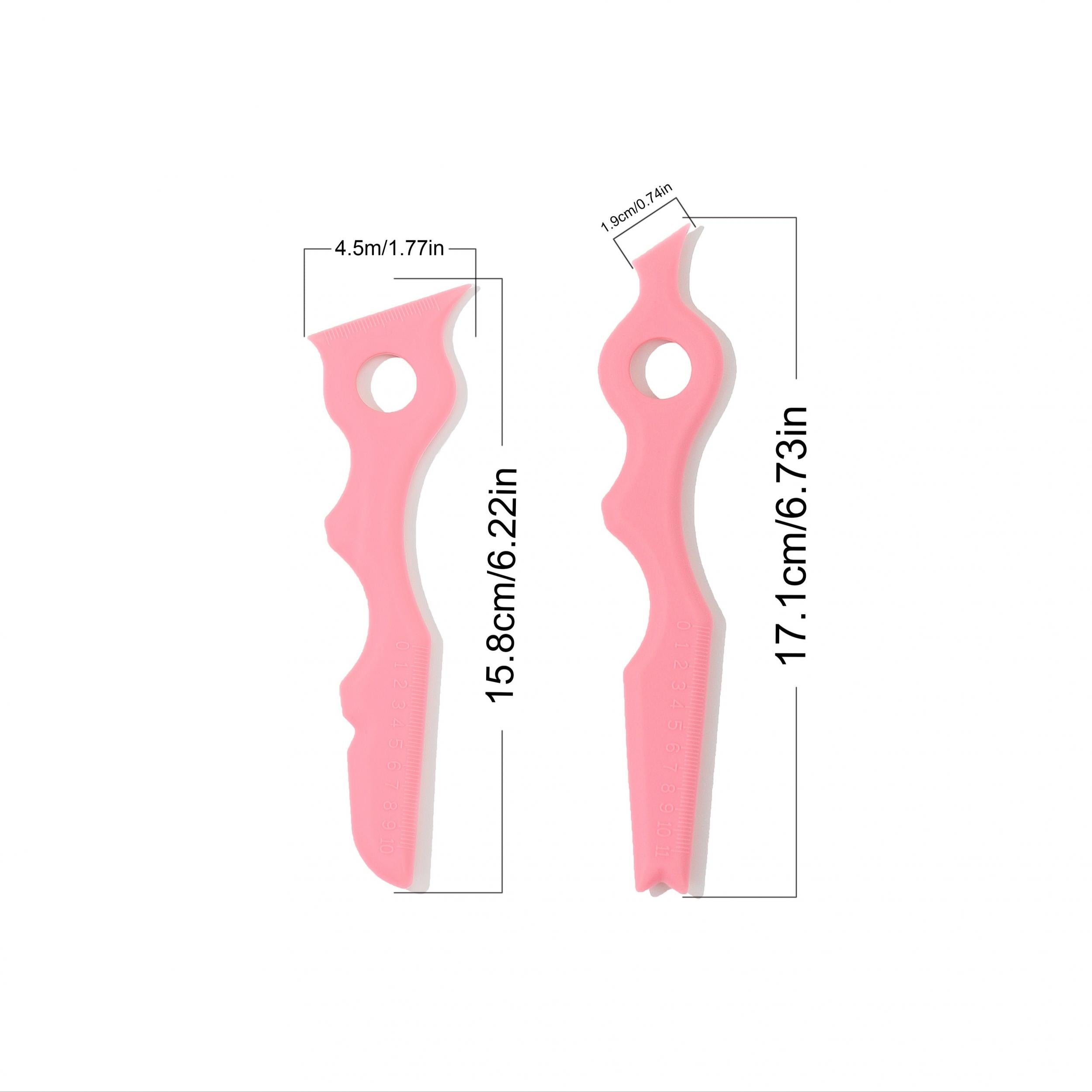 Silicone Beauty Ruler For Eyeshadow & Lipstick - Eyeliner Guide Template