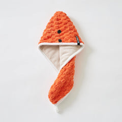 Soft Hair Drying Cap Double Layer Coral Velvet Thickened Hair Towel