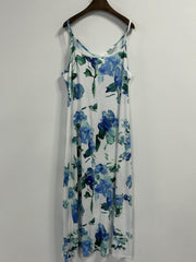  Floral Print Cami Dress & Short Sleeve Cover Up Set