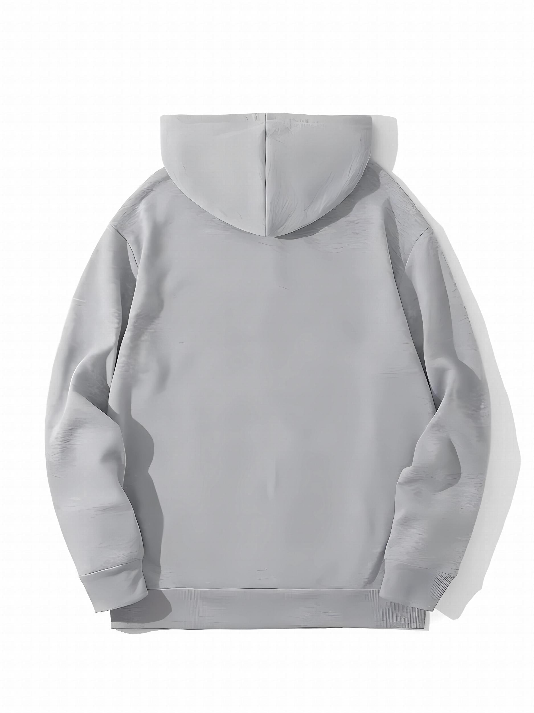 Anime Graphic Print Men's Hooded Sweatshirt