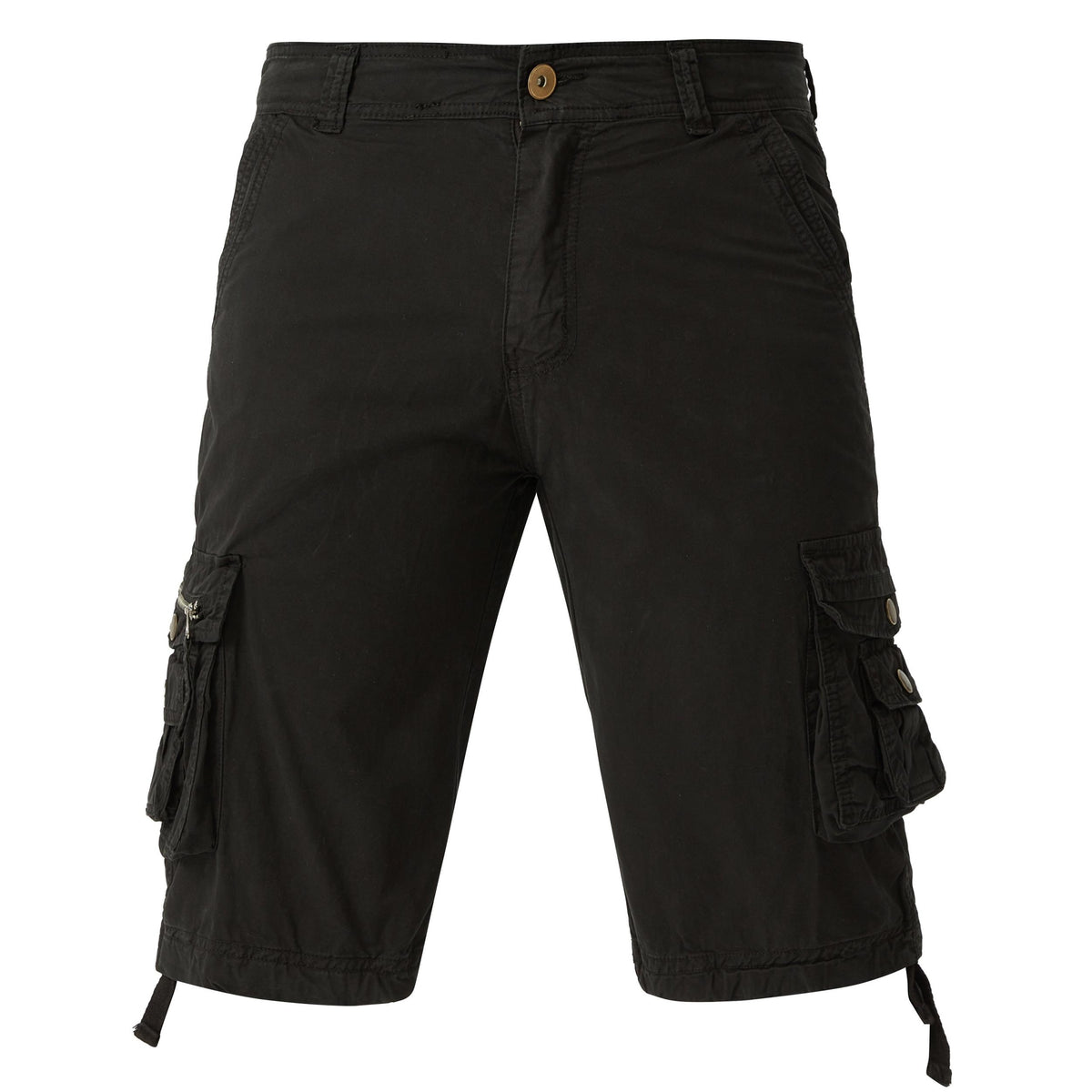 Breathable Men's Cargo Short Pants Lightweight Flap Pocket Loose Shorts