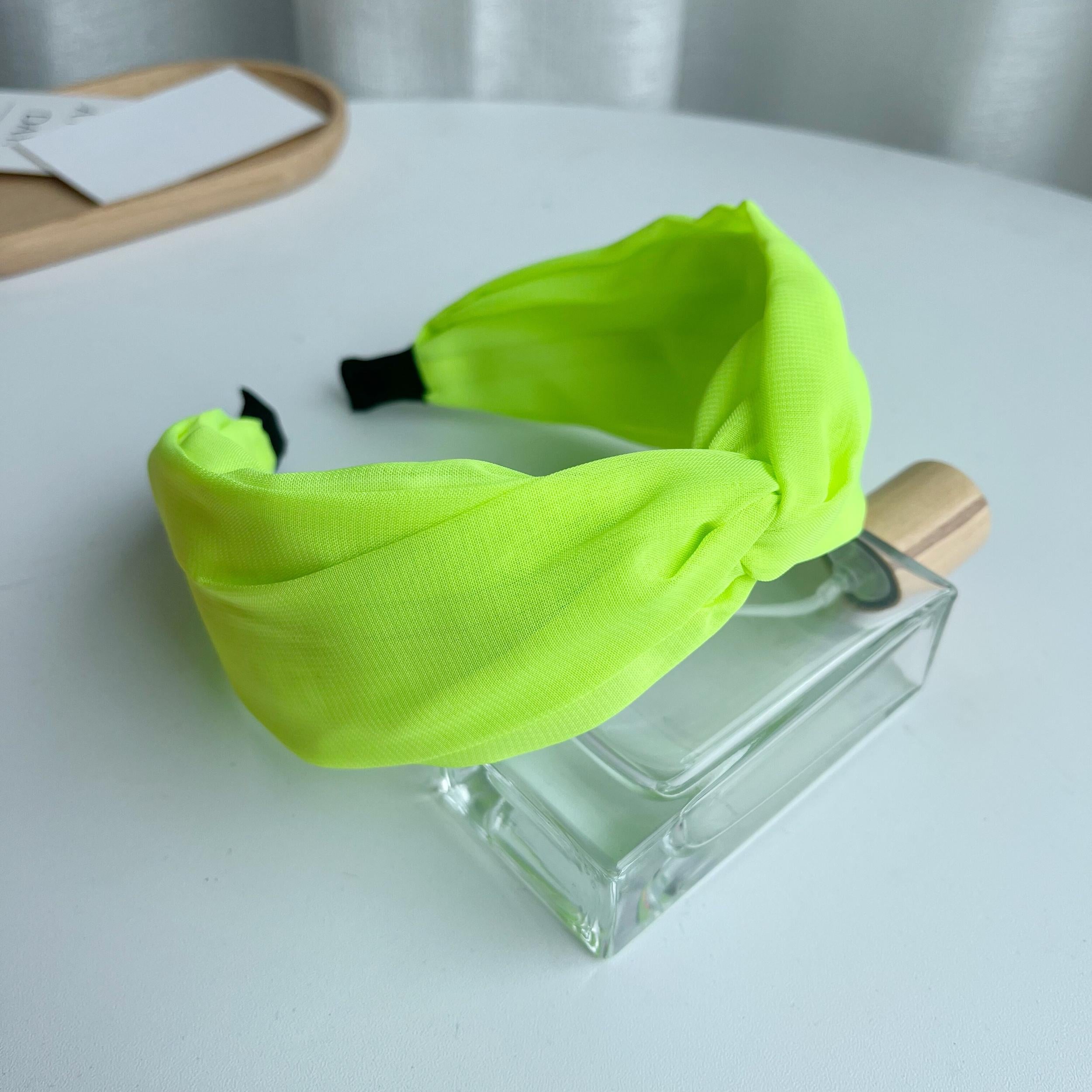Colorful Fluorescent Cross Headband Hair Band for Women Girls