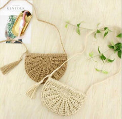 Women Straw Rattan Hot Shoulder Bag Crossbody Handbag Lady Mini Bags