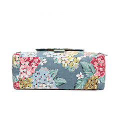 Floral Tote Bag Nylon Crossbody Handbag