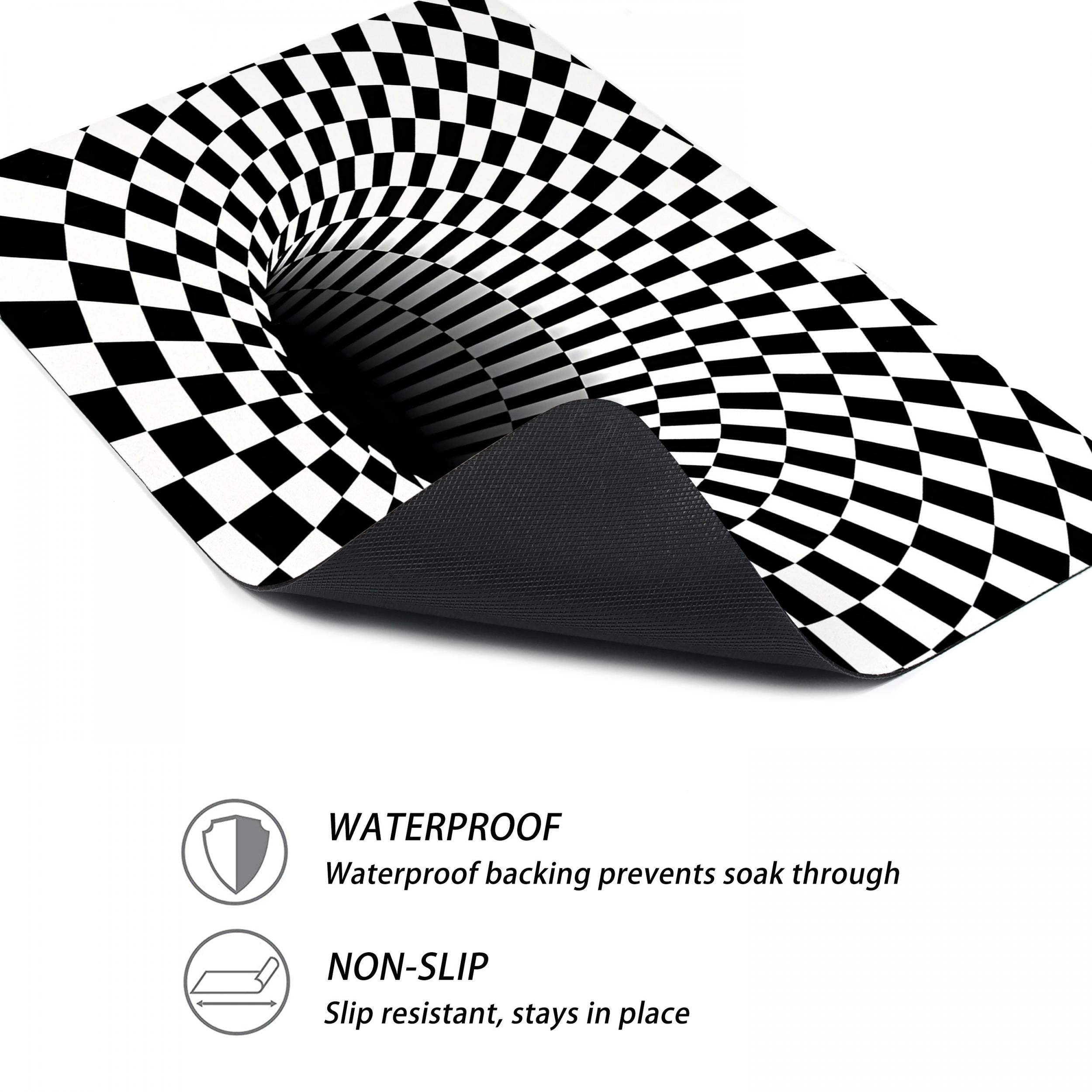 3D Geometric Optical Front Door Floor Mat