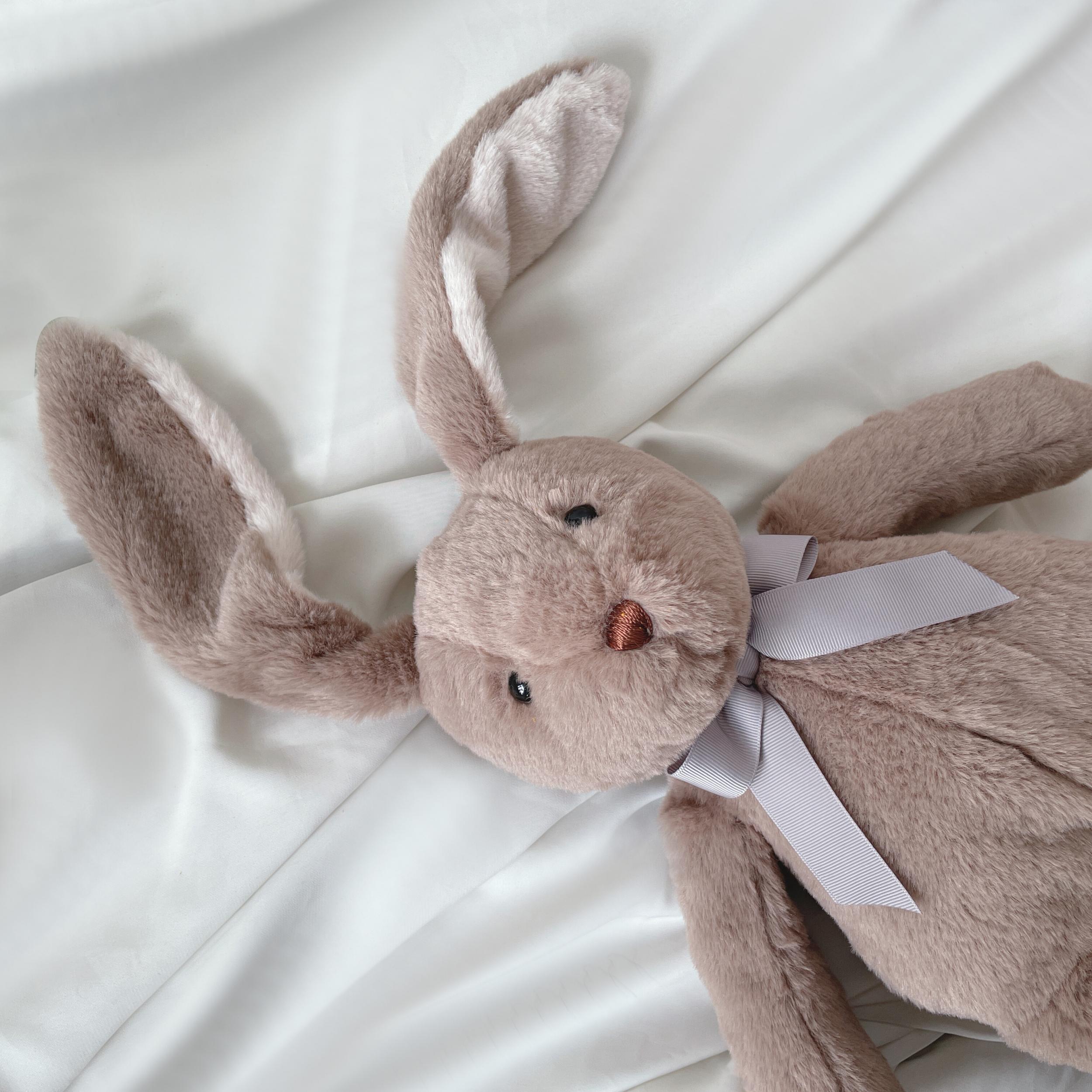 Children's Bunny Rabbit Plush Toy Beige Birthday Gift