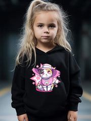 Cat Print 2pcs Girls Outfits For Sports Spring Fall Outdoor Gift