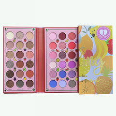 72 Colors Fruit Pattern Eyeshadow Palette Matte Pearly Sequin Makeup Palette