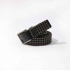 Men's PU Leather Punk Rivet Head Belt