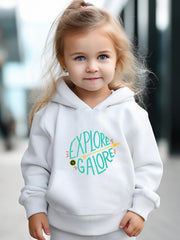 Pattern Long Sleeve Hoodie Girls Hoodies & Sweatpants
