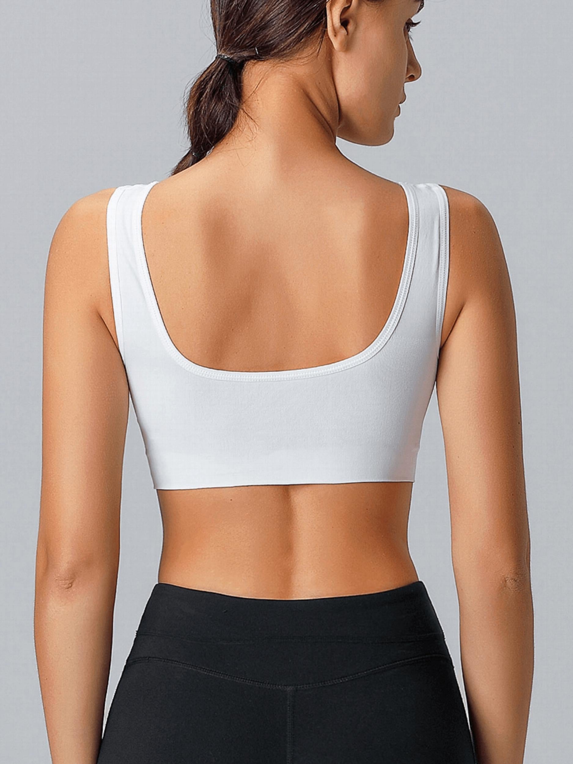 Seamless Wireless Sports Bra Breathable Workout Tank Bra