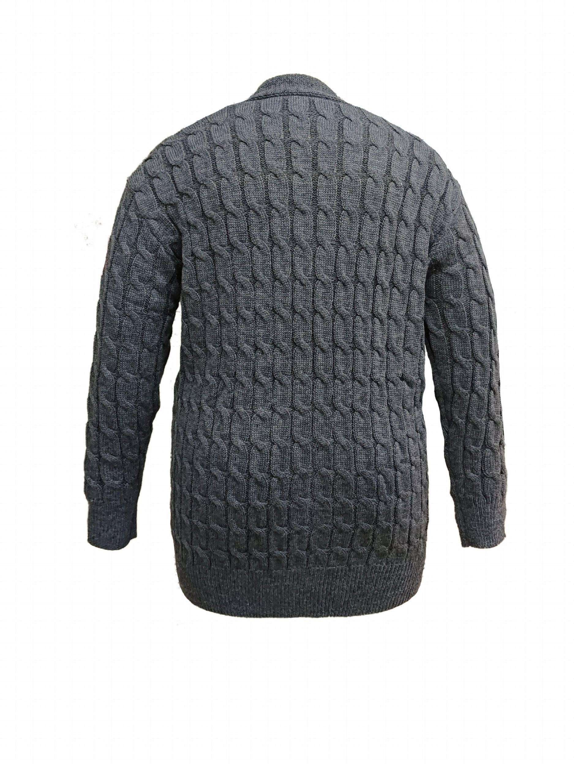  Solid Cable Button Up Cardigan