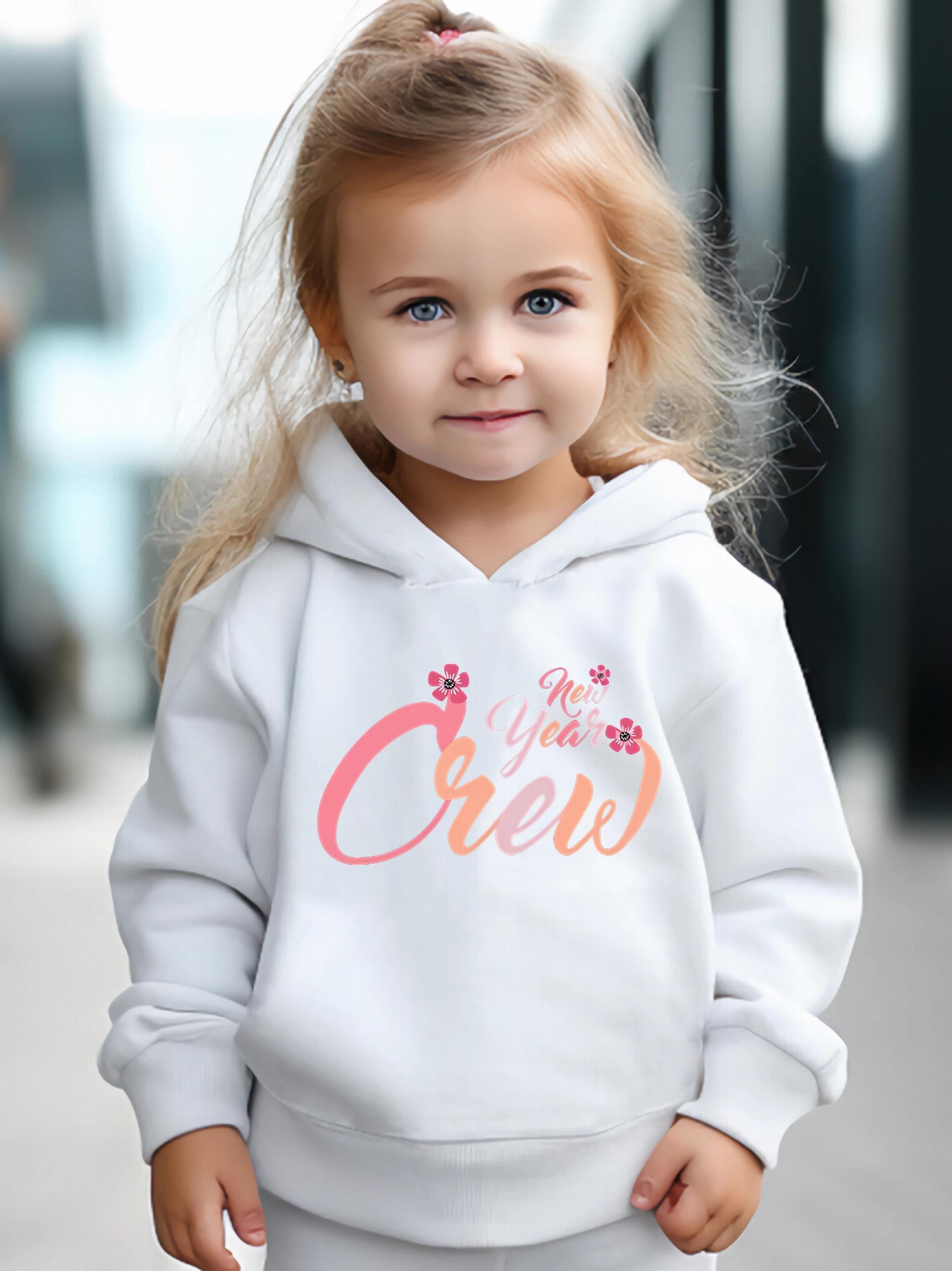 2pcs YEAR CREW Graphic Hoodies Pants Set Outfits Spring Fall Sports Gift