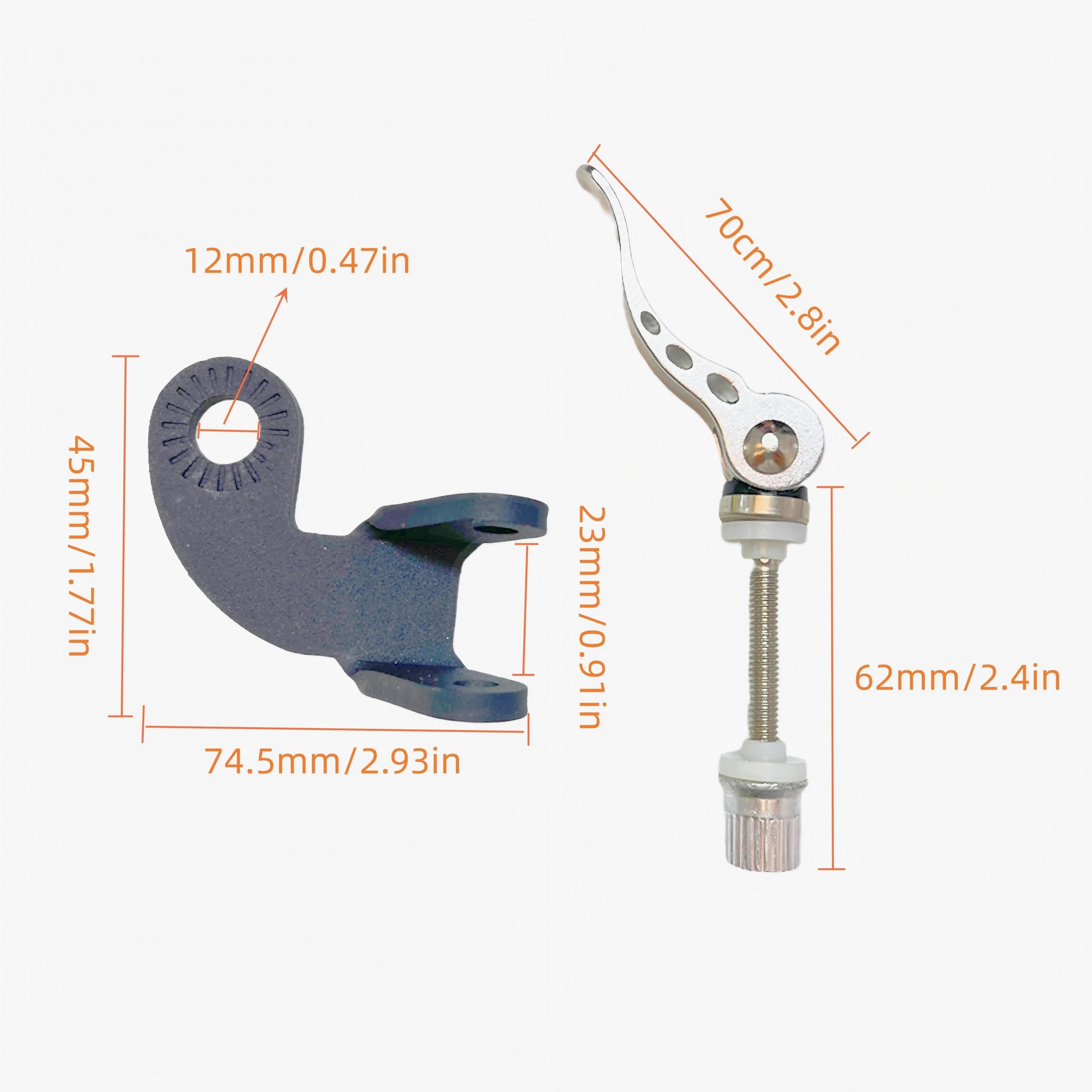 Bike Trailer Coupler Hitch w/ Quick Removal Rod