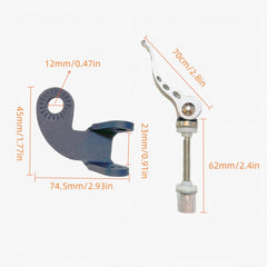 Bike Trailer Coupler Hitch w/ Quick Removal Rod