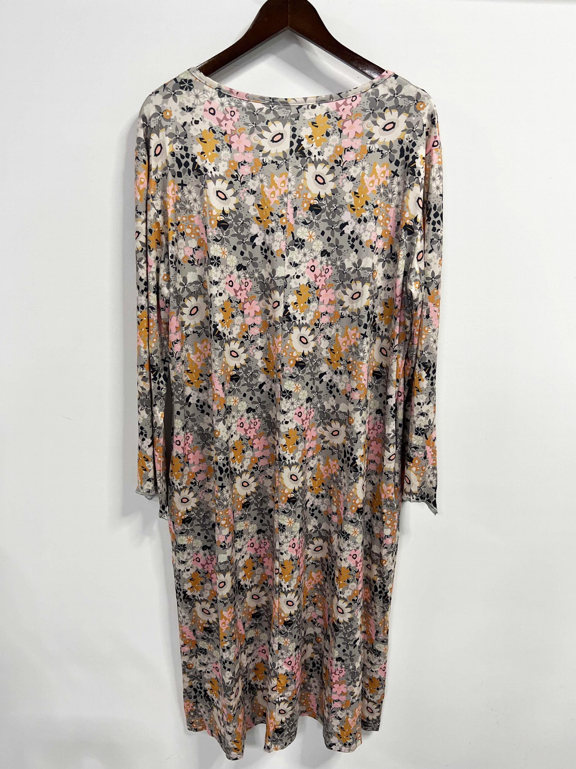  Floral Print Button Up Maxi Dress