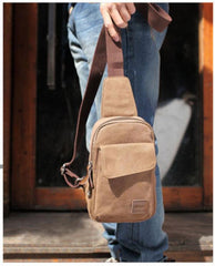 Canvas Waist Packs Travel Chest-Bag Cross Body Bags