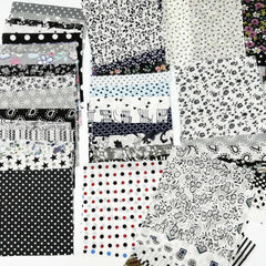 50pcs Light Cotton Cloth Set for DIY Sewing Scrapbooking Quilting Craft