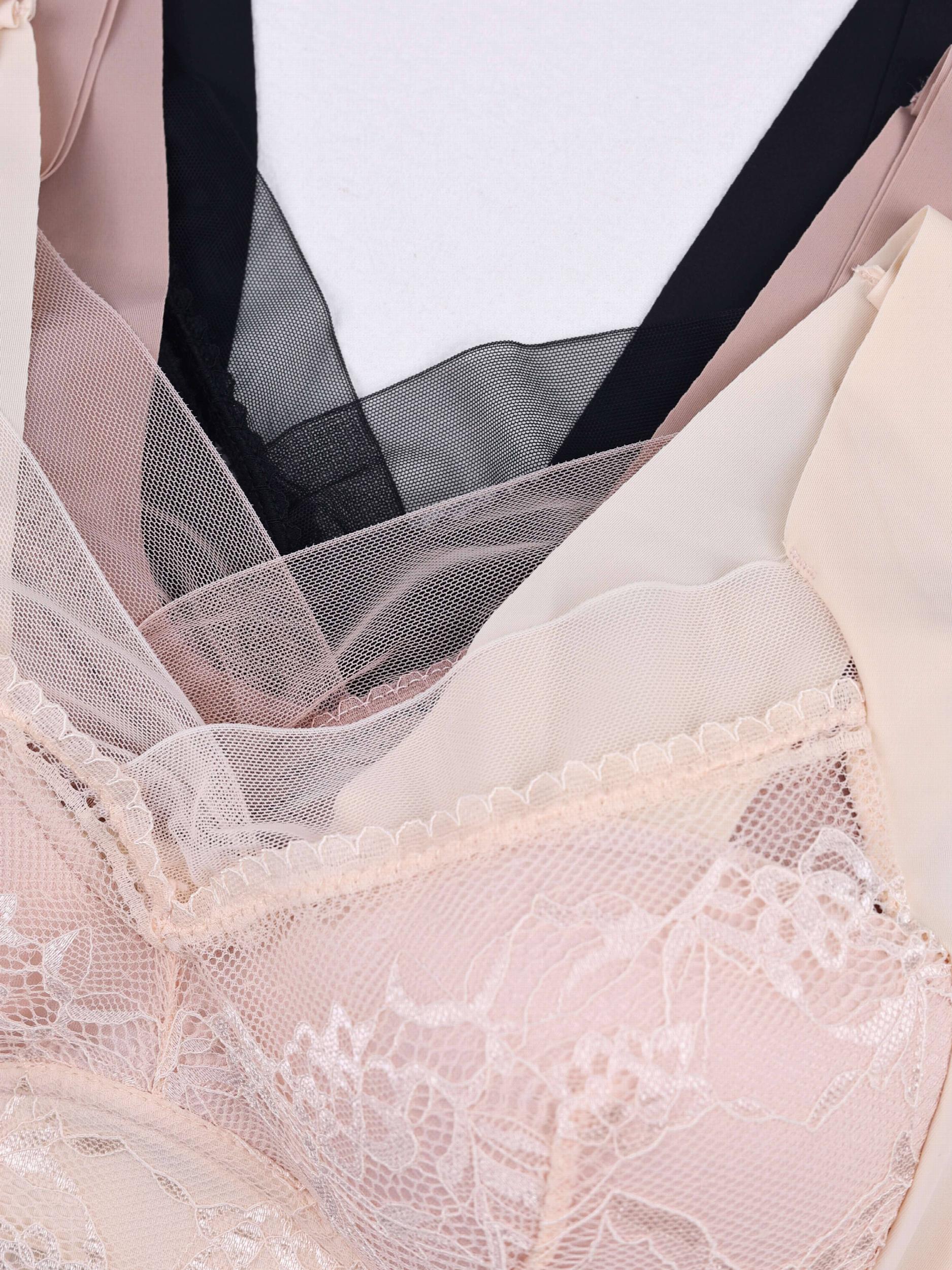 3pcs Lace Wireless Bras Push Up Women's Lingerie