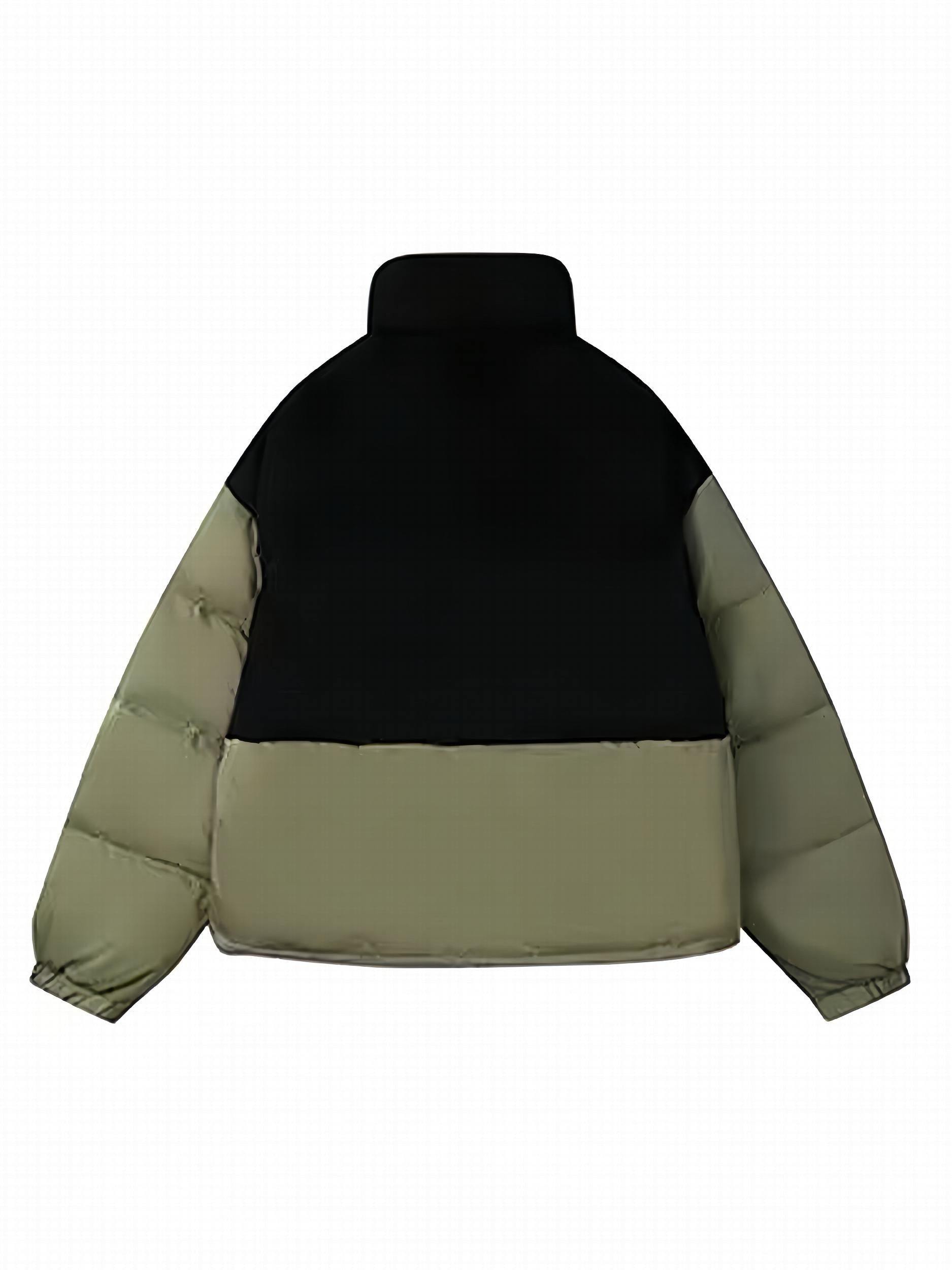 Women's Embroidered Puffer Jacket - Warm Winter Outdoor Sports