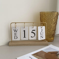 Creative DIY Desktop Calendar Office Decoration Holiday Calendar