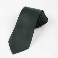 Thin Stripe Polyester Tie Business Formal Necktie Men