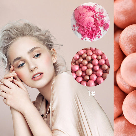 4 Colors Blusher Ball Matte Makeup Long Lasting Lightweight Natural Nude Makeup