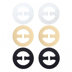12pcs Invisible Bra Strap Clips Non-slip Buckles for Braless Look