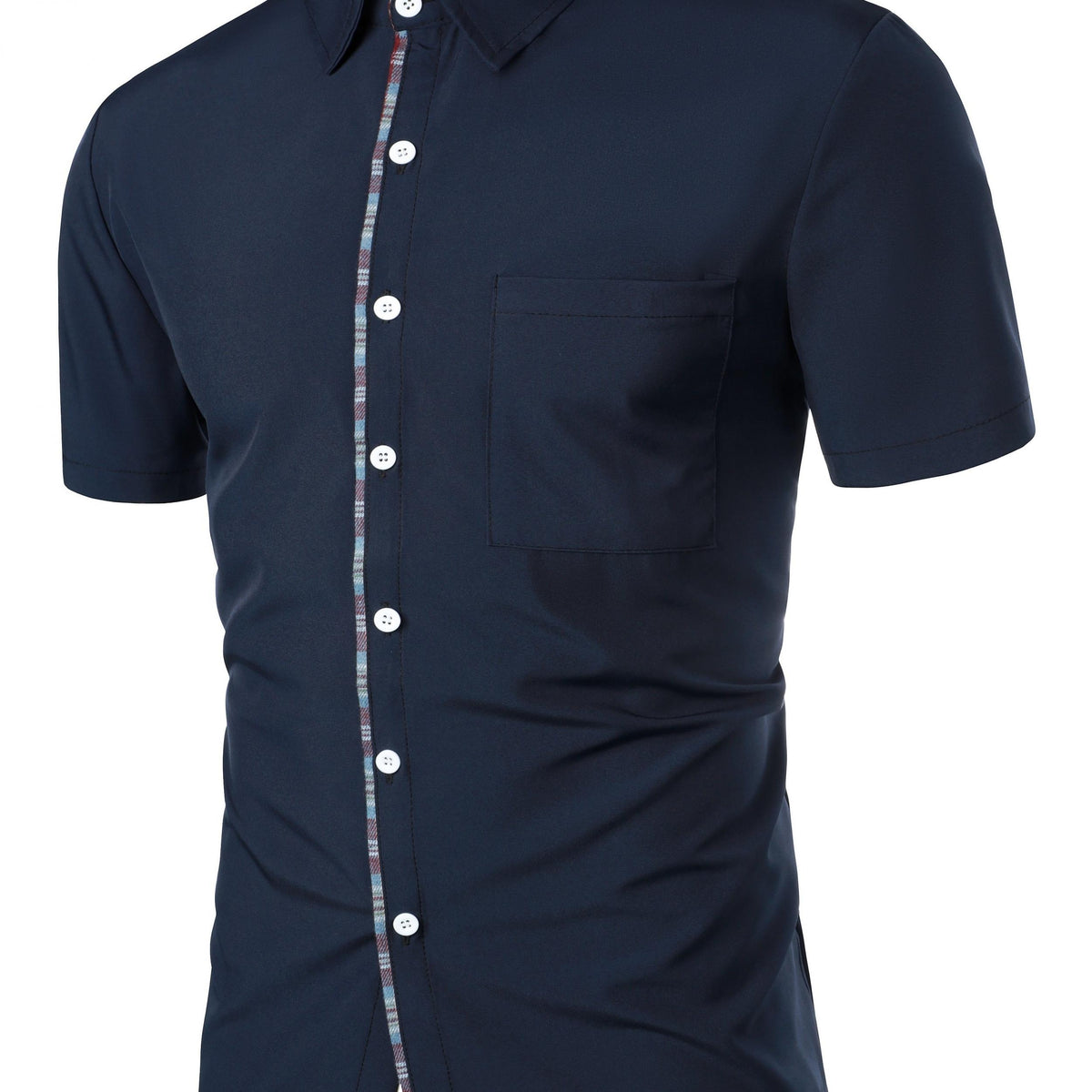 Men's Casual Short Sleeve Shirt for Summer