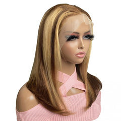 Ombre Honey Brown Short Bob Wig